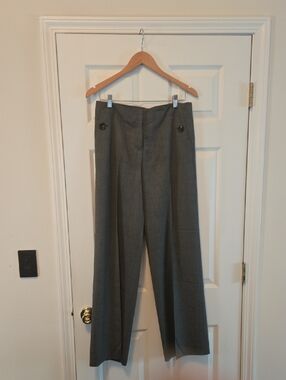 The Limited Gray Wide-Leg Women's Trousers